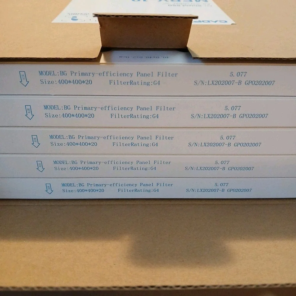 MERV-10 Filter Replacement Set for CADPXS Shield 550 Air Scrubber Pack of 5 NOB‎